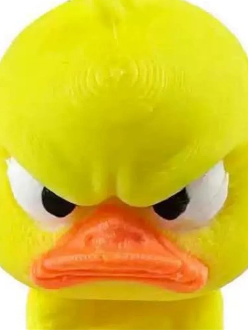 Yellow Angry Duck Bird Toy - Plush Decorative Figure